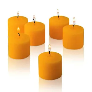 1x pack of 12 Scented Votive Candles - Mango & Papaya