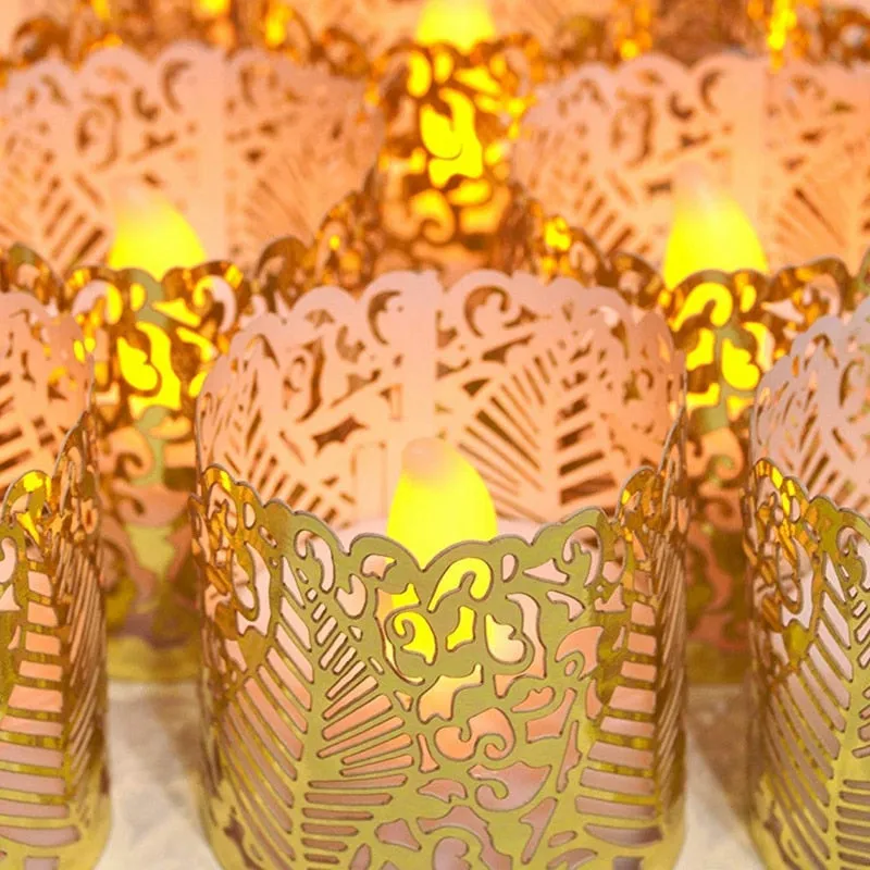 48 Pcs Tea Light Votive Flameless Candle