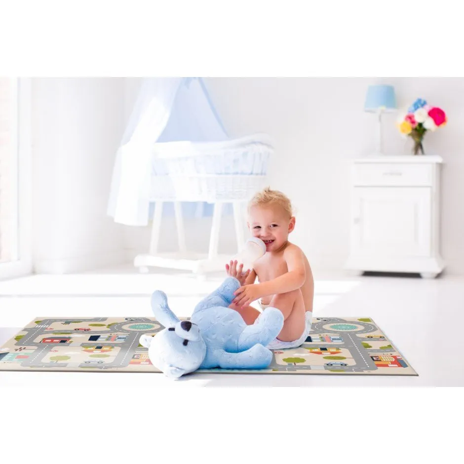 5' x 6' Yokina Critters Reversible Waterproof Baby Playmat