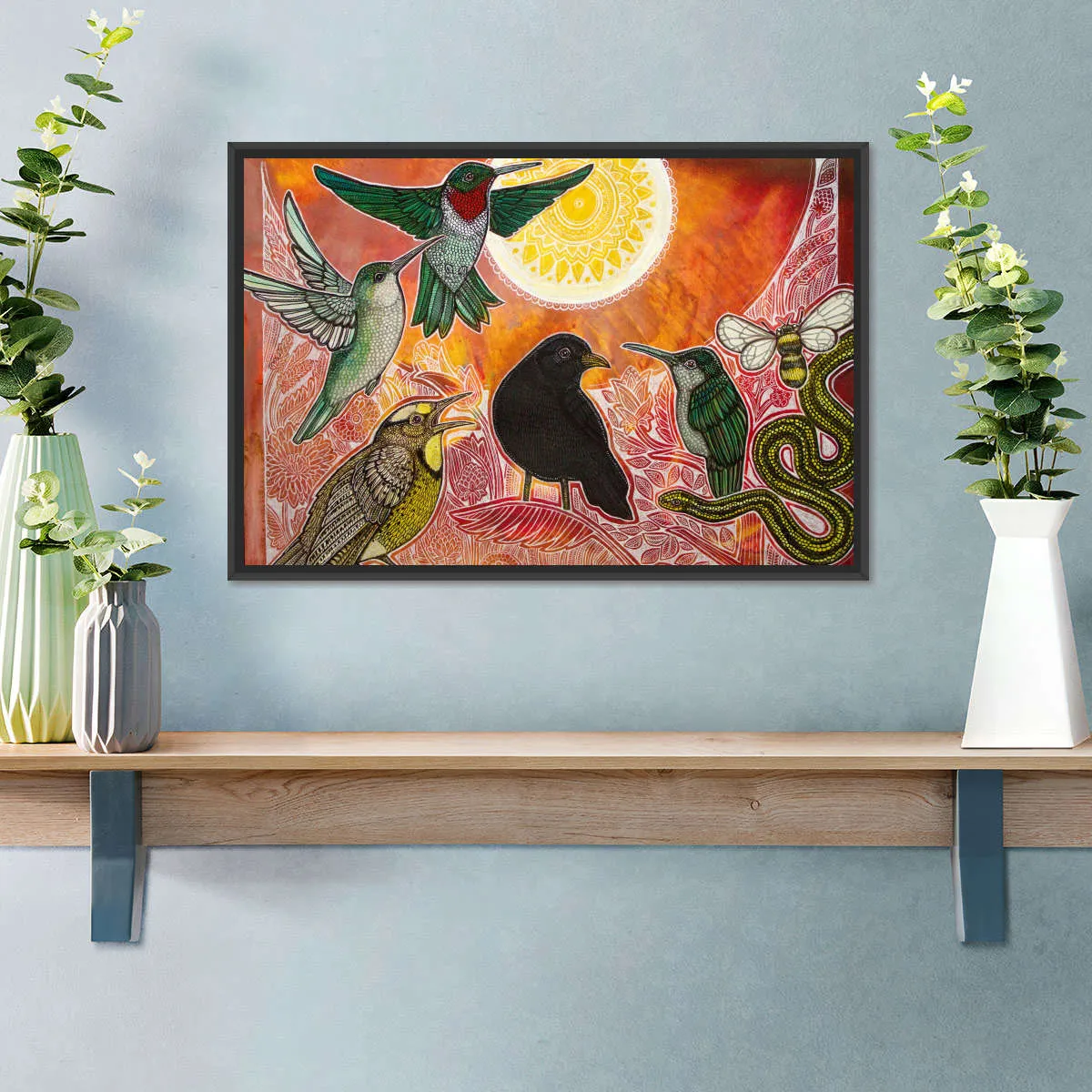 A Garden Party Wall Art