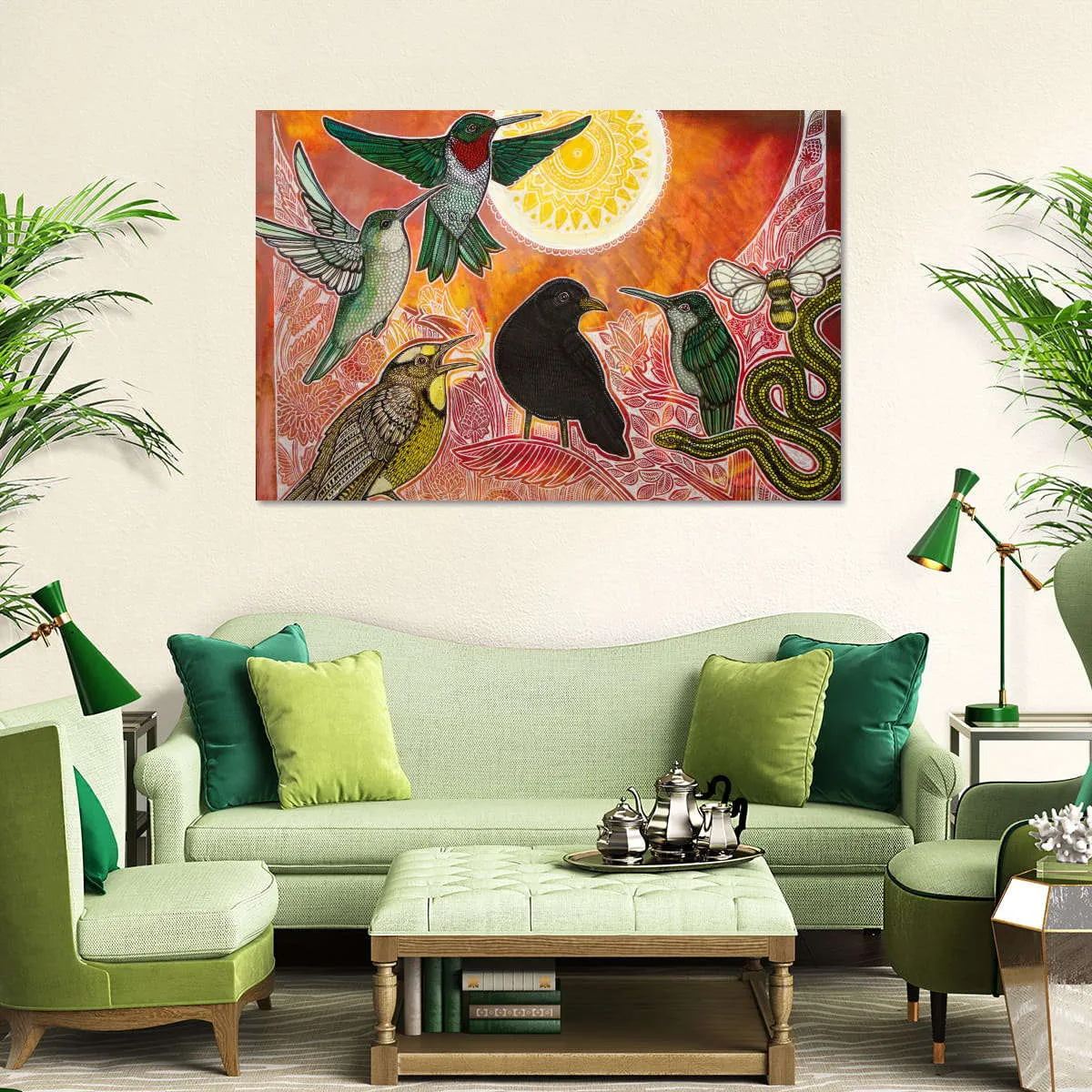 A Garden Party Wall Art