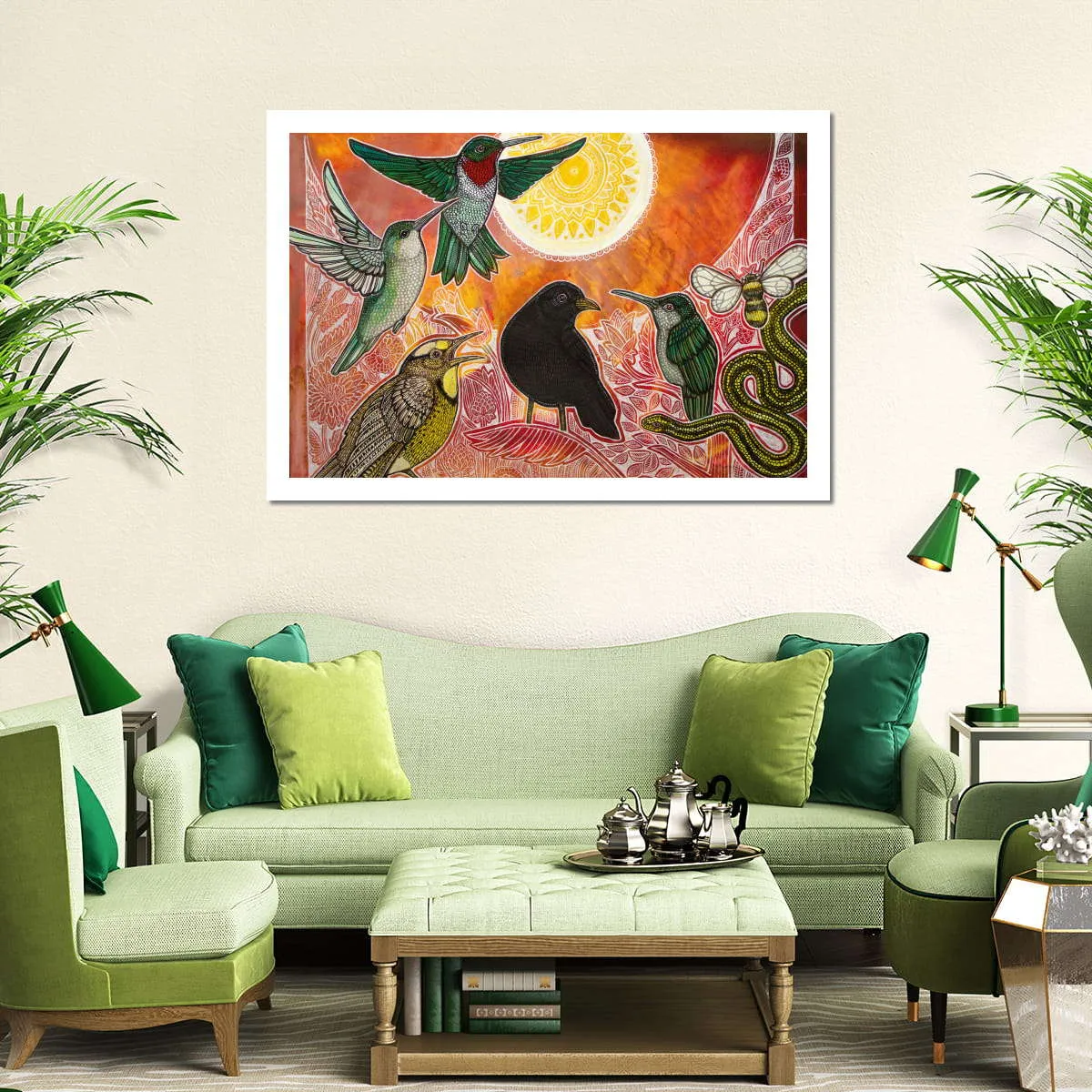 A Garden Party Wall Art