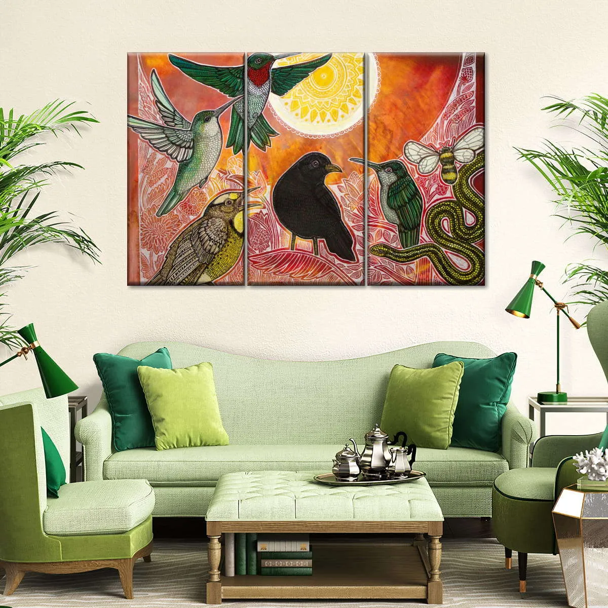 A Garden Party Wall Art