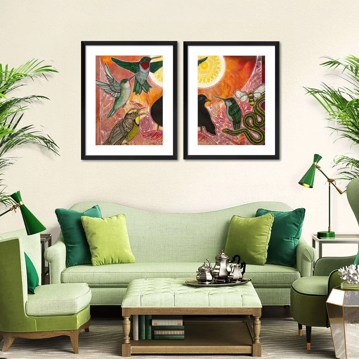 A Garden Party Wall Art