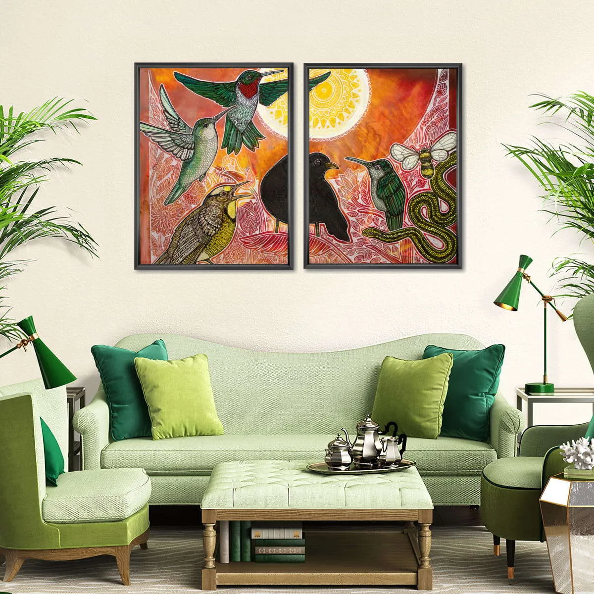 A Garden Party Wall Art