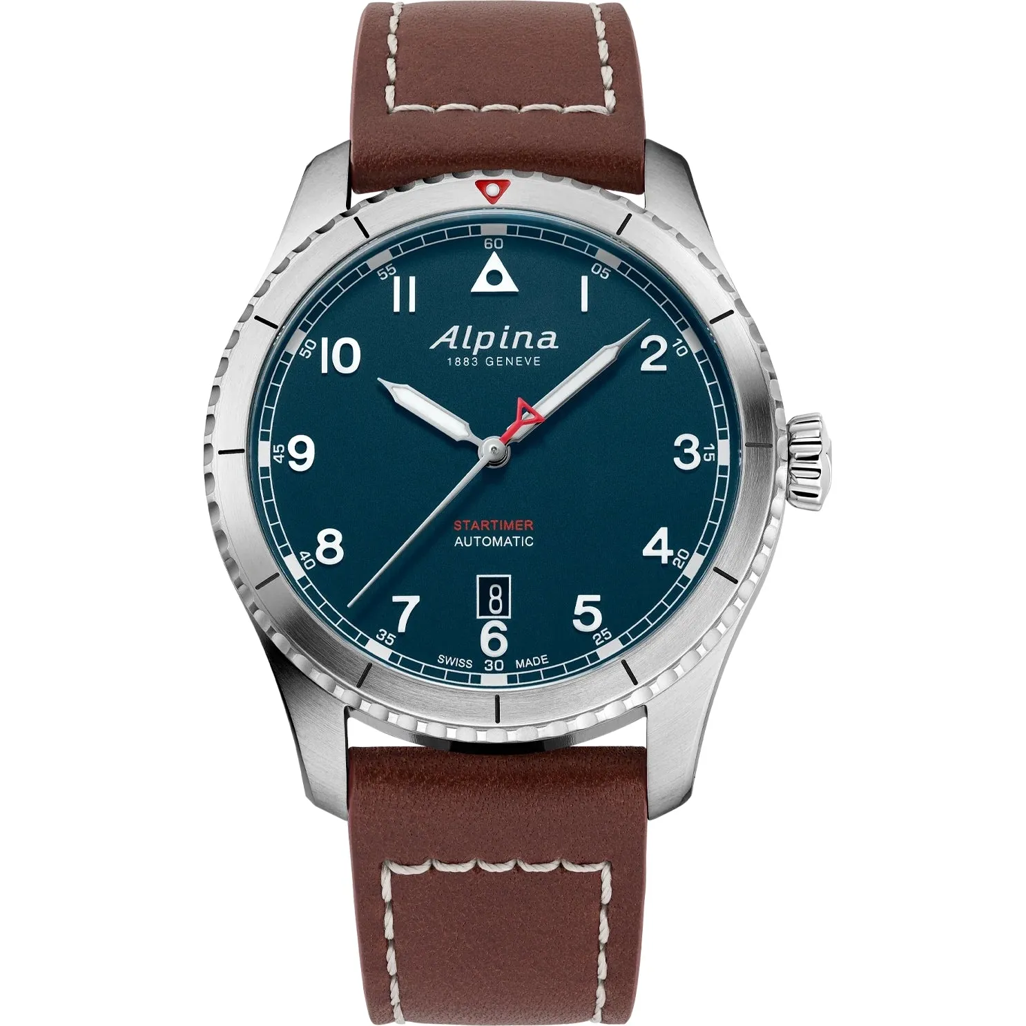 Alpina Startimer Pilot Automatic Petroleum Blue 41 MM Watch AL-525NW4S26