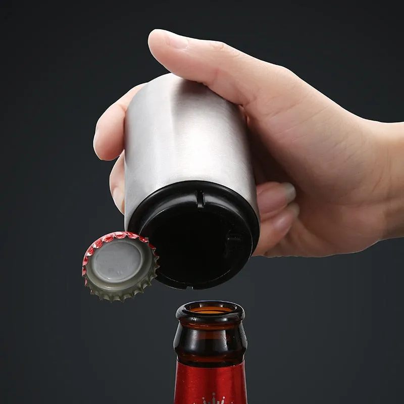 Automatic Beer Bottle Opener, Magnet Beer Opener, Push Down Opener