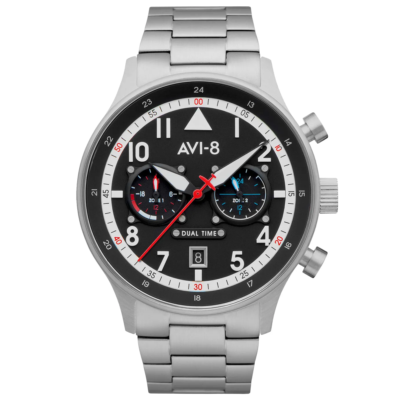 AVI-8 Carey Dual Time Rangoon Watch AV-4088-11