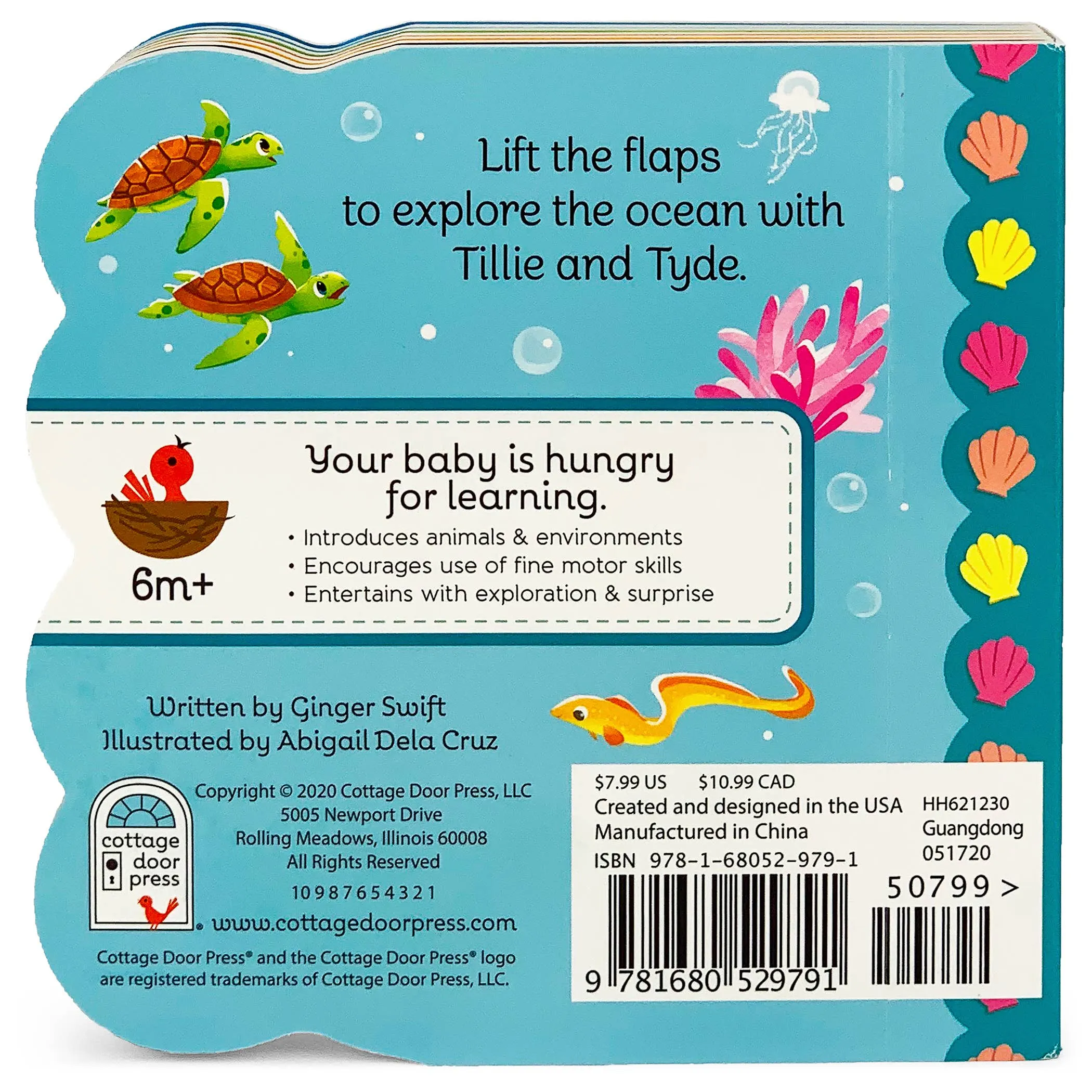 Babies in the Ocean Lift-a-Flap Board Book