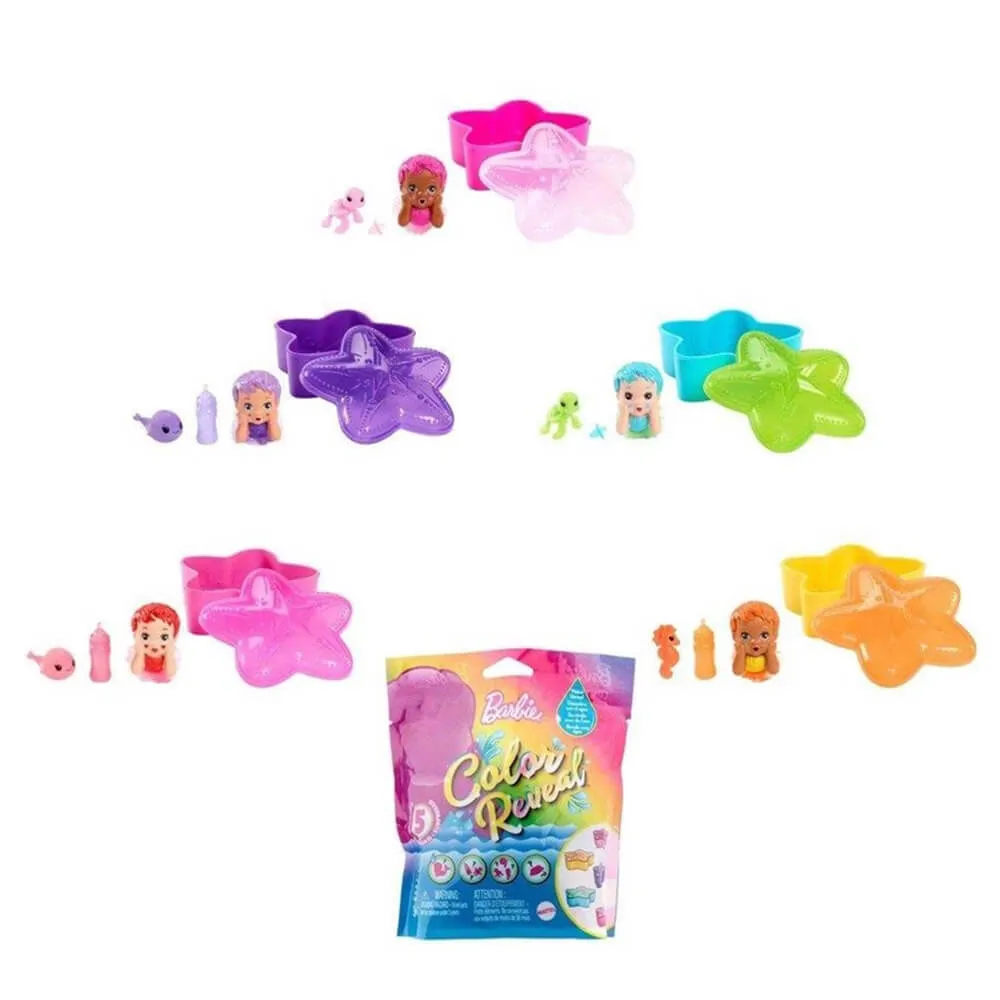 Barbie Color Reveal Babies Rainbow Mermaid