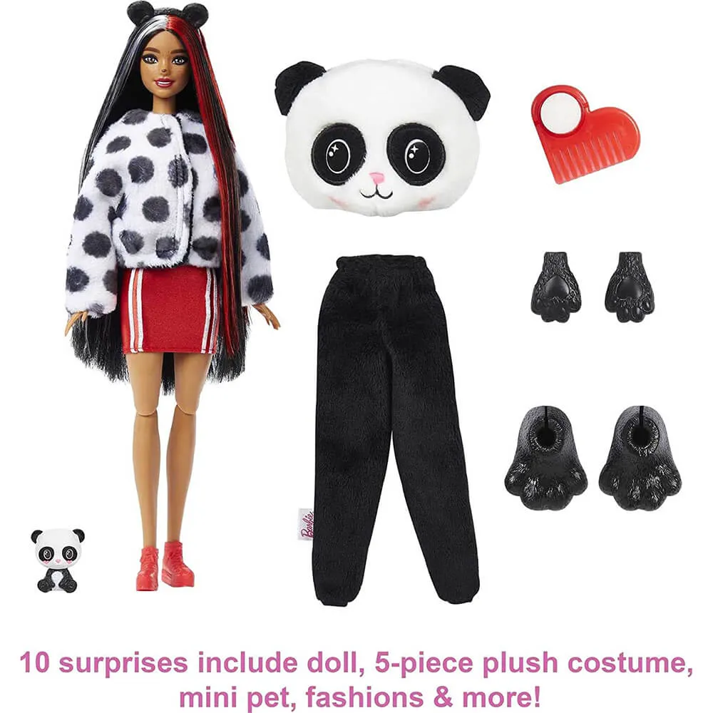 Barbie Cutie Reveal Panda Plush Costume Doll