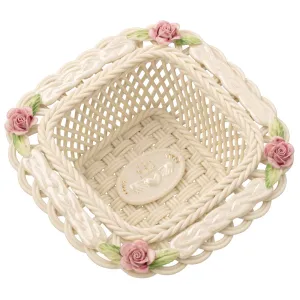 Belleek Classic Claddagh Friendship Basket