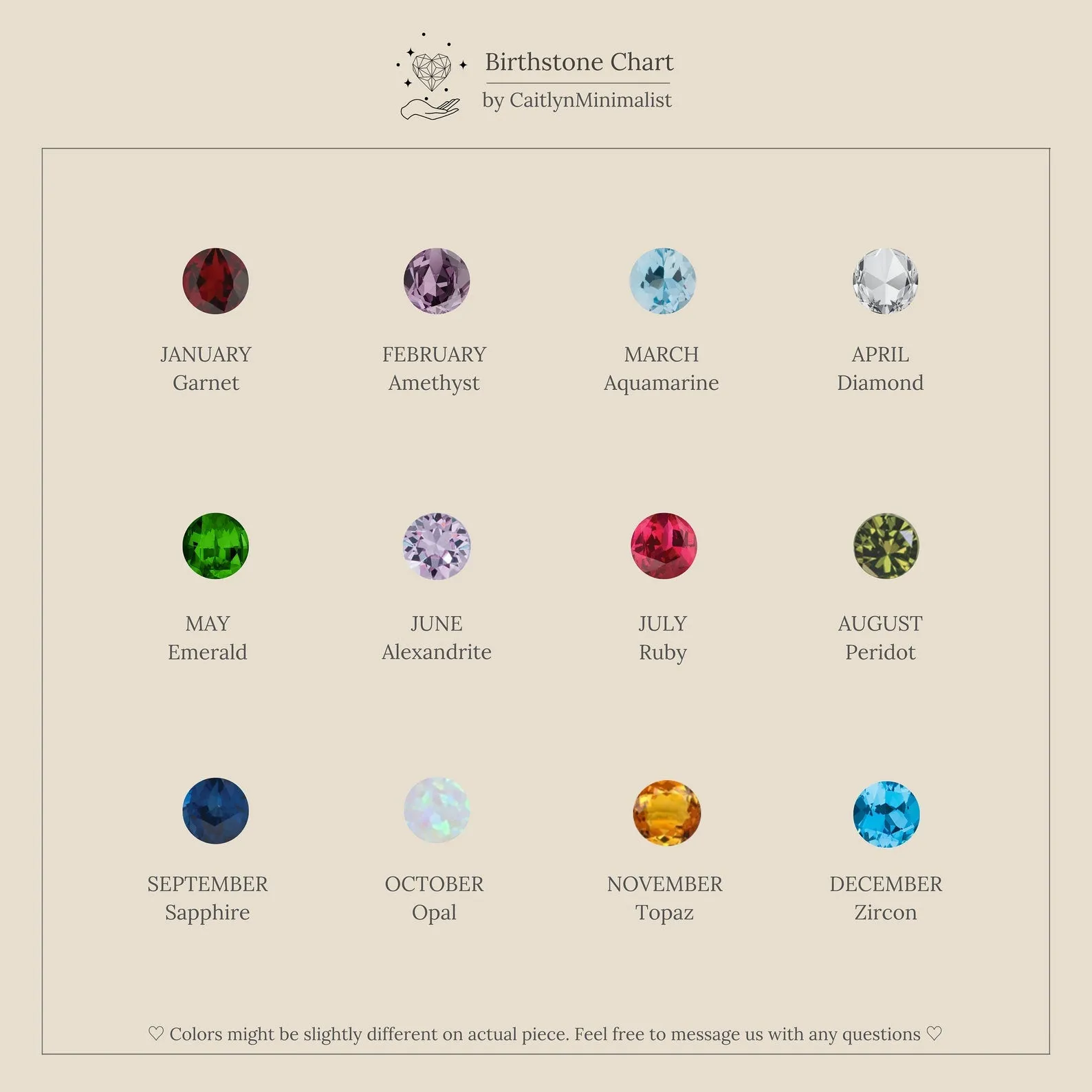 Birthstone Mystery Box