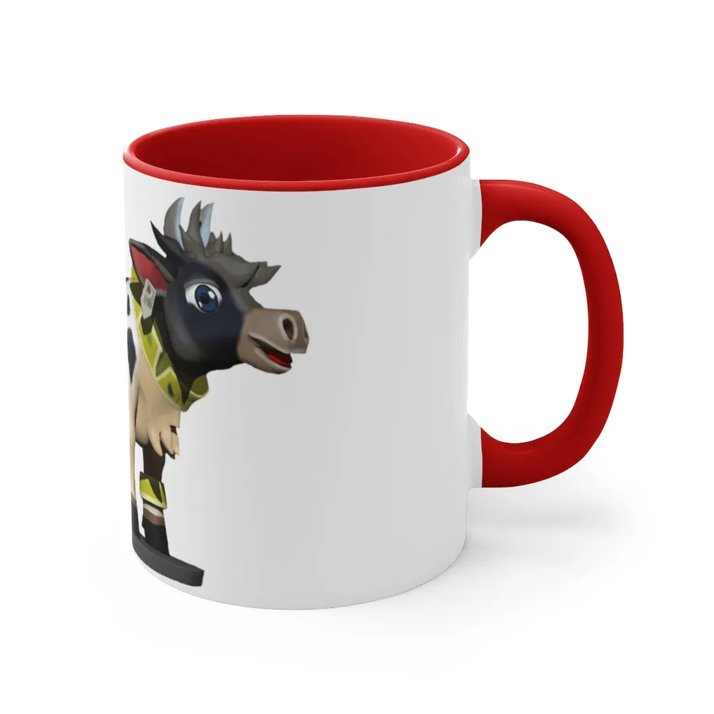 Black Cow Accent Mug