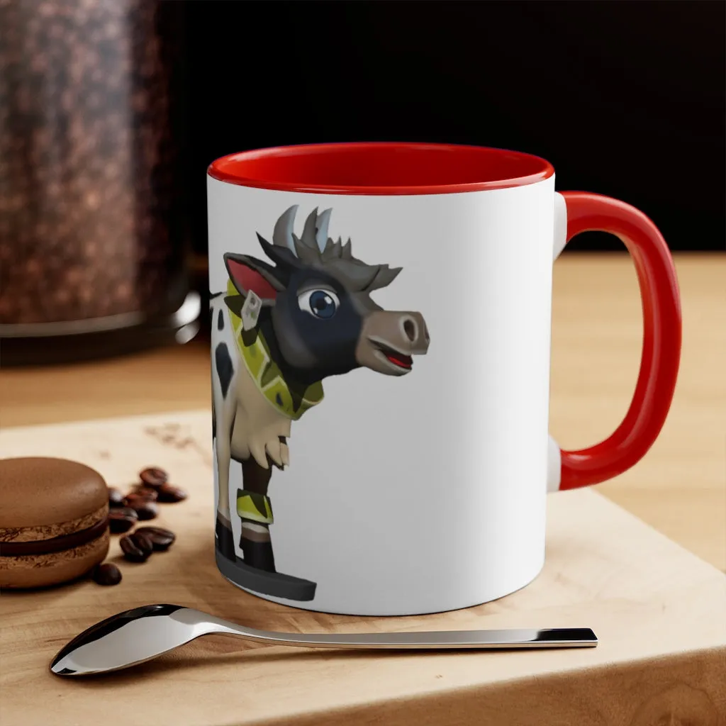 Black Cow Accent Mug