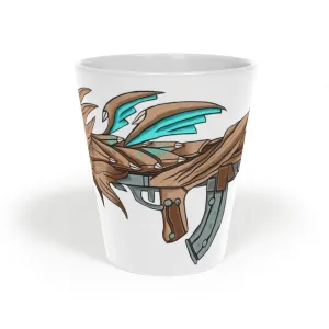 Blue Dragon Gun Latte Mug, 12oz