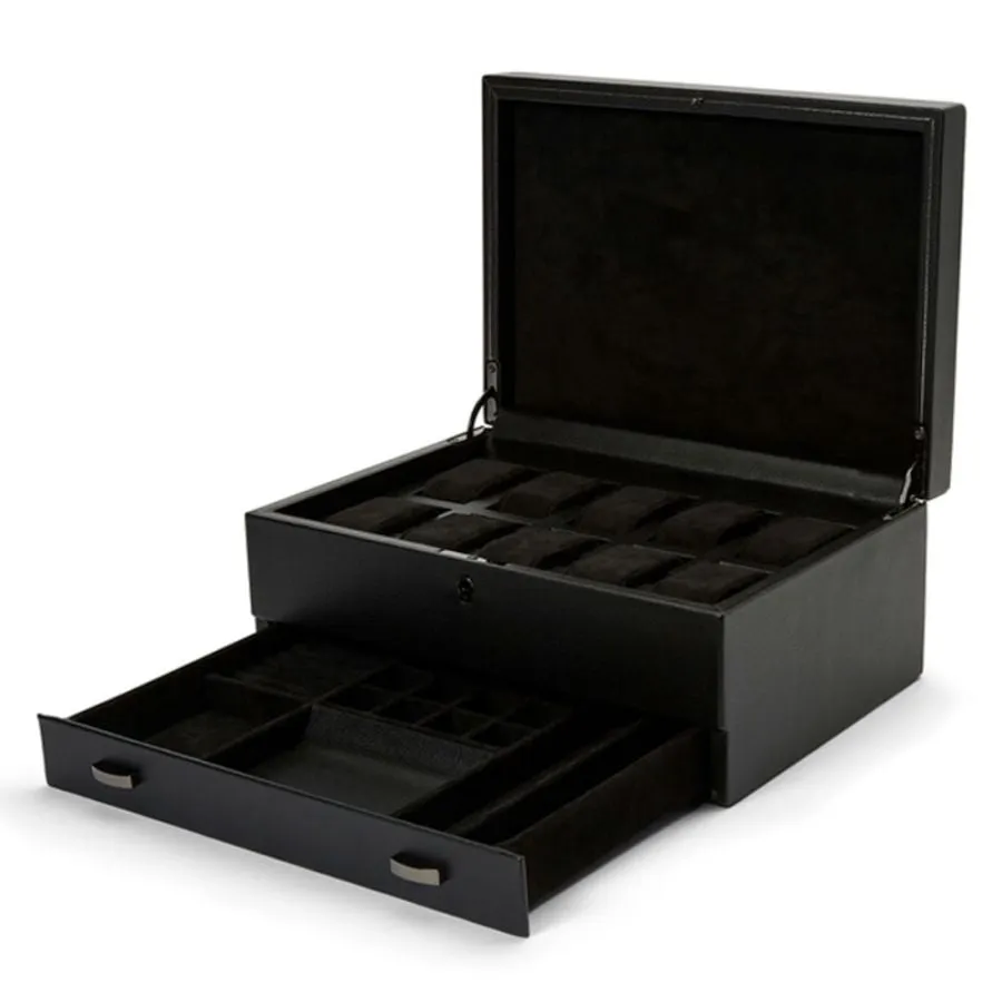 British Racing 10 Piece Watch Box With Storage