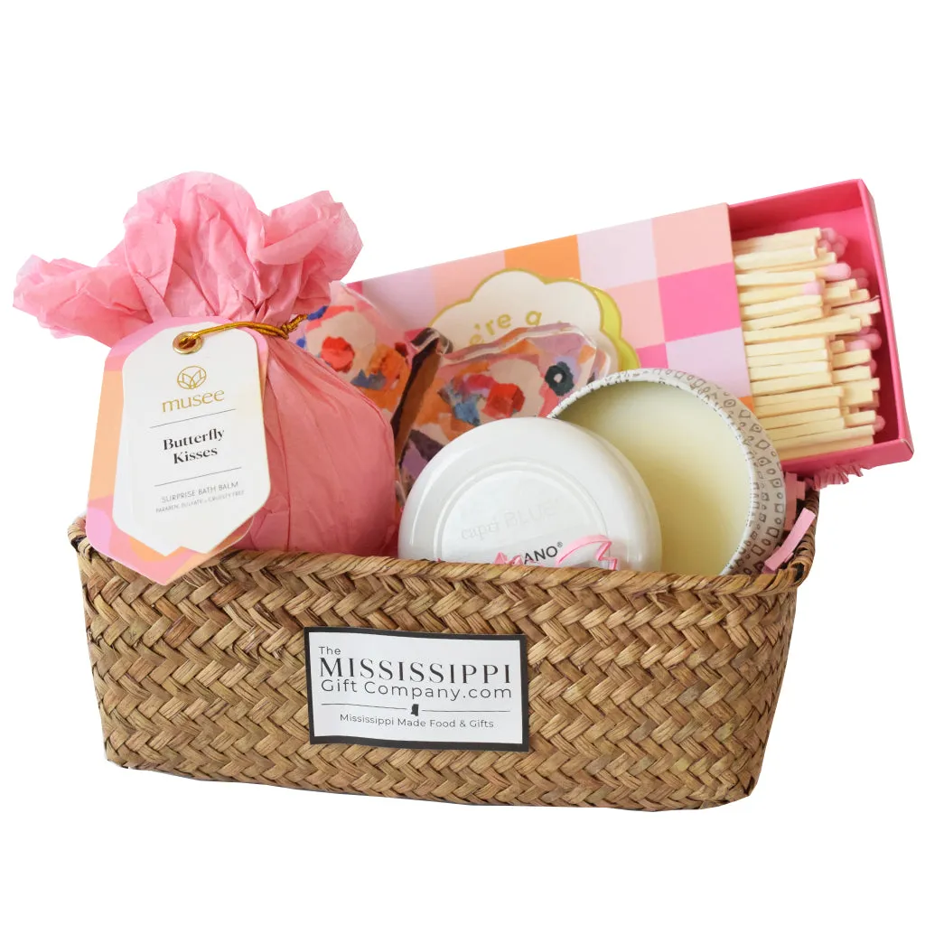 Butterfly Kisses Gift Basket