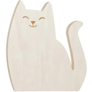 Cat Standing Wood Shape: 6 x 6.5 Inches