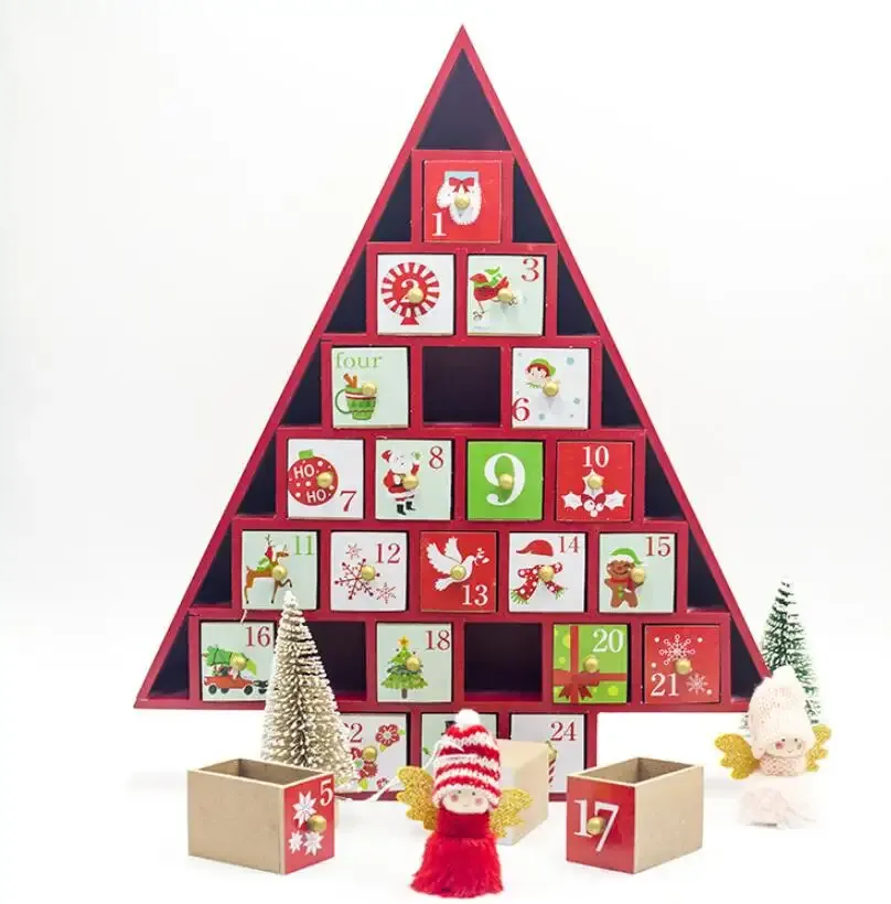 Cherry Blossom - Wooden Advent Calendar