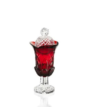 Ciana Red Crystal Luxe Incense Burner