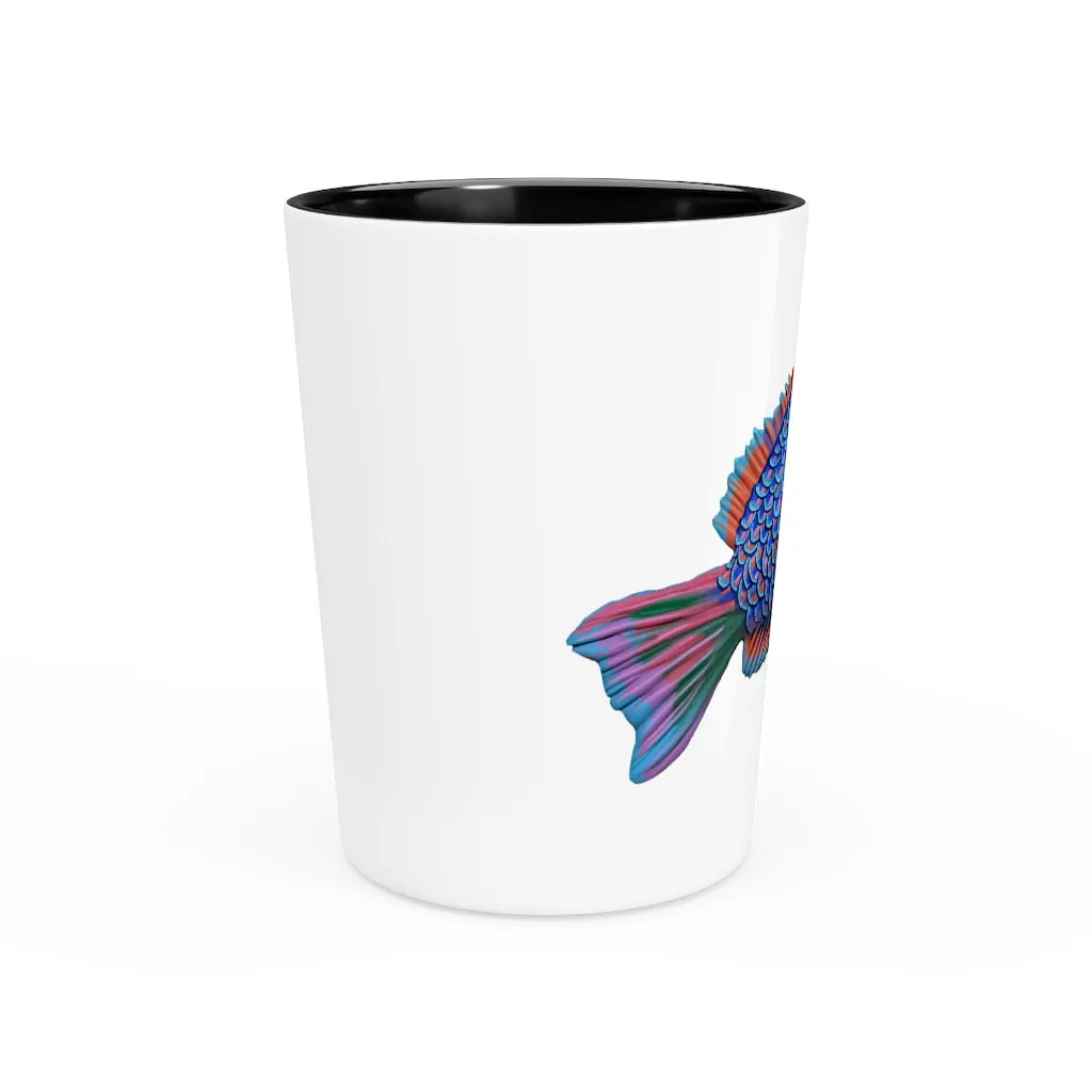 Colored Fish Shot Glass