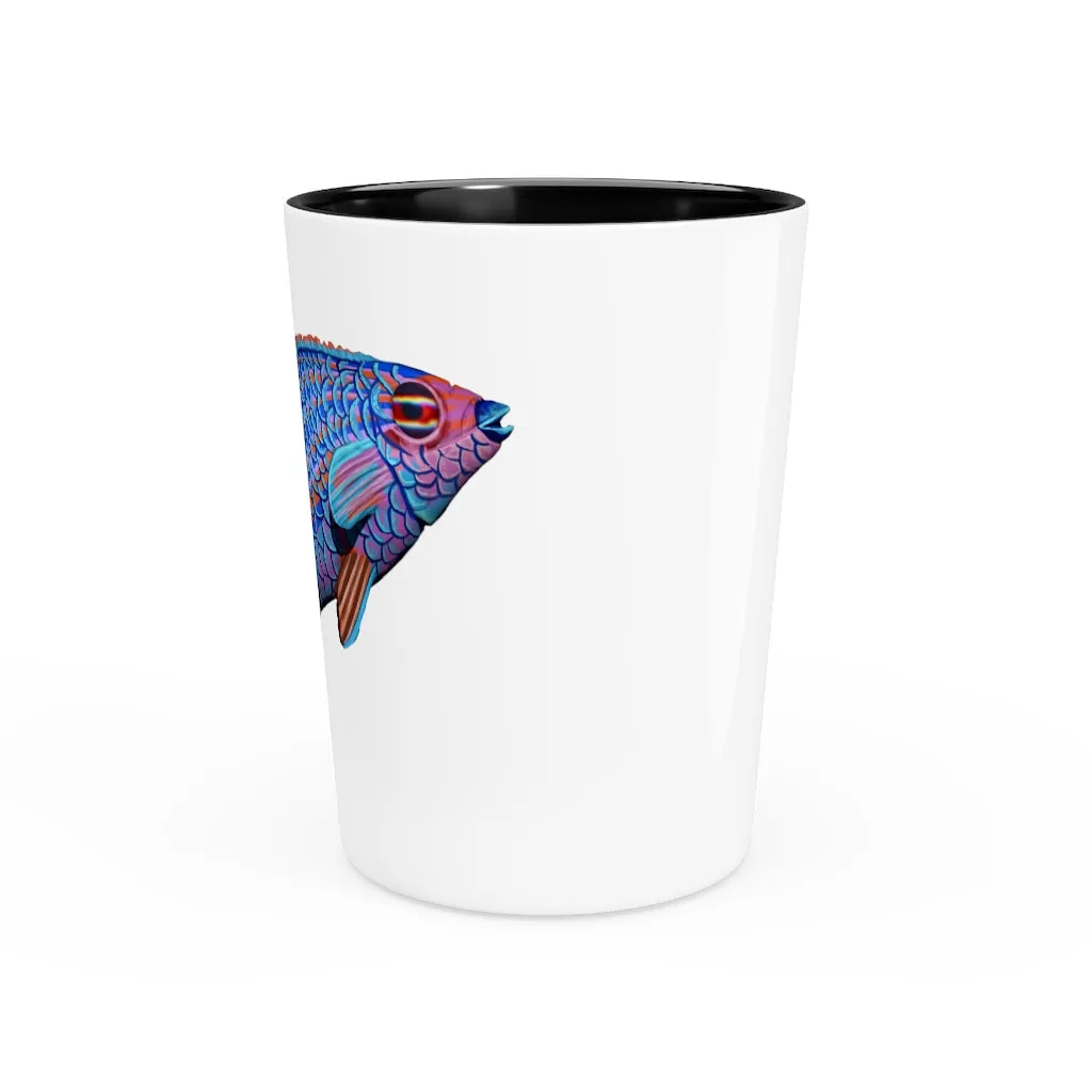 Colored Fish Shot Glass