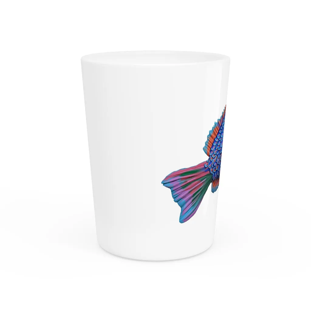 Colored Fish Shot Glass