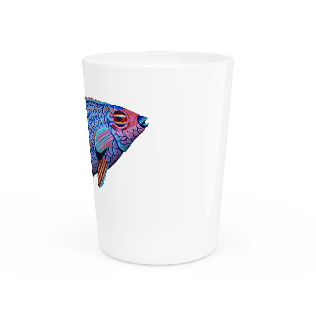 Colored Fish Shot Glass