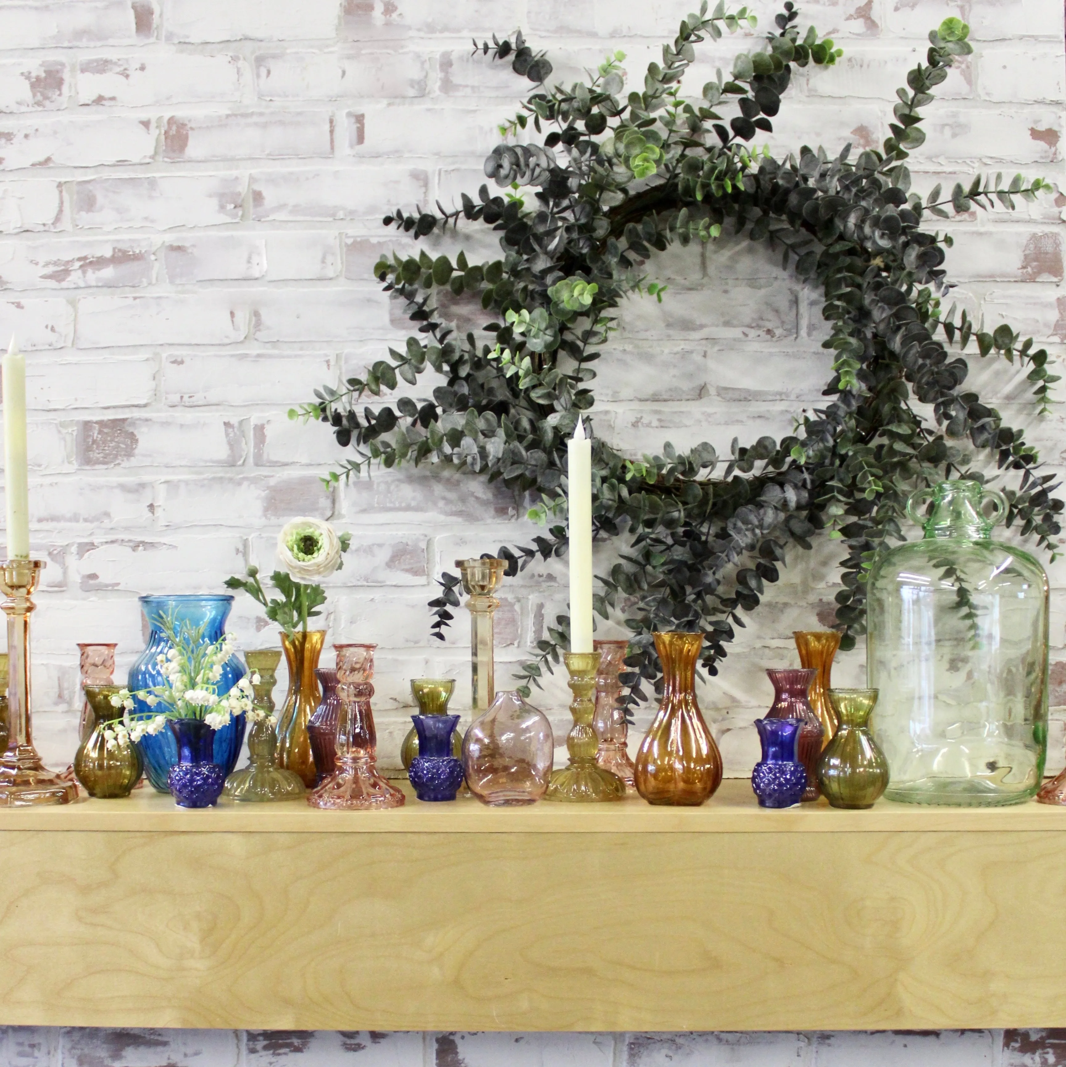 Colourful Glass Vases