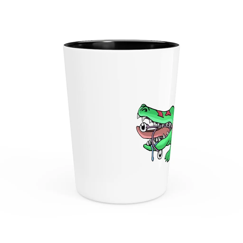 Crocodilas Shot Glass