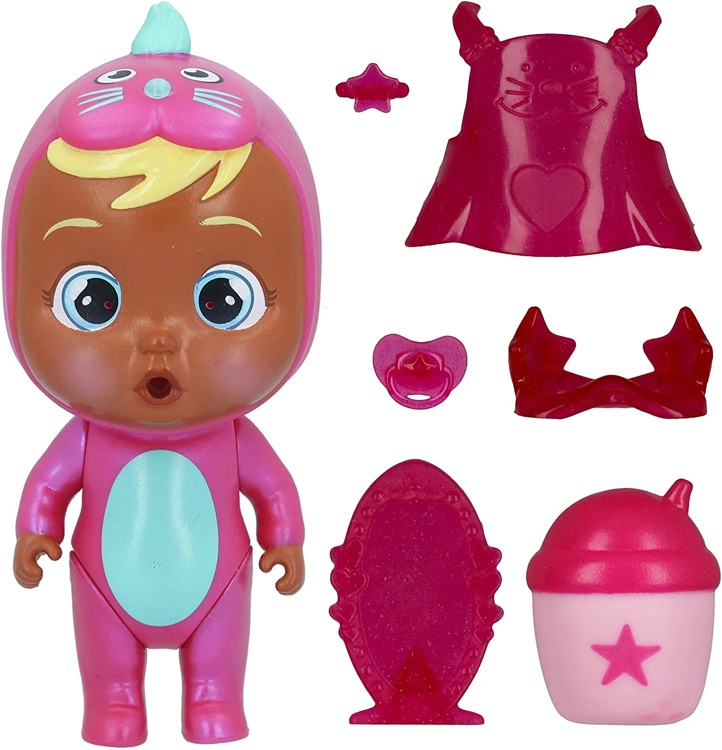 Cry Babies Magic Tears Pink Edition - Special Edition Series 8 Surprises, 8  to Collect