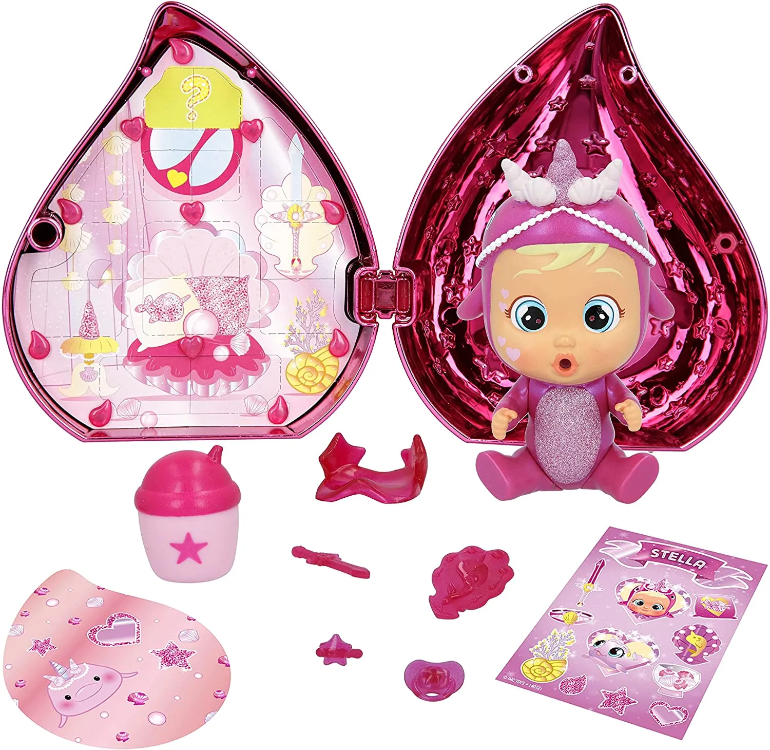 Cry Babies Magic Tears Pink Edition - Special Edition Series 8 Surprises, 8  to Collect