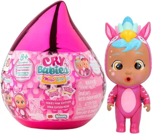 Cry Babies Magic Tears Pink Edition - Special Edition Series 8 Surprises, 8  to Collect