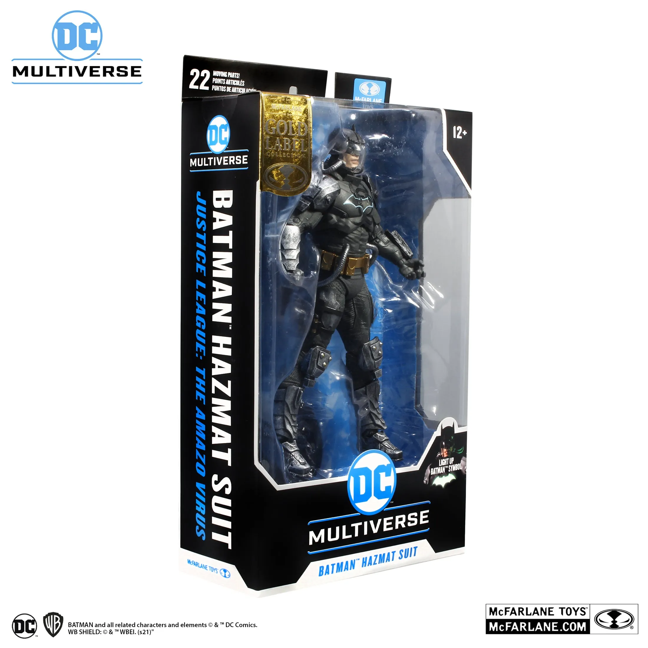 DC Multiverse Batman Hazmat Batsuit Gold Label (Lights Up) 7" Scale Inch Action Figure - McFarlane Toys *SALE!*