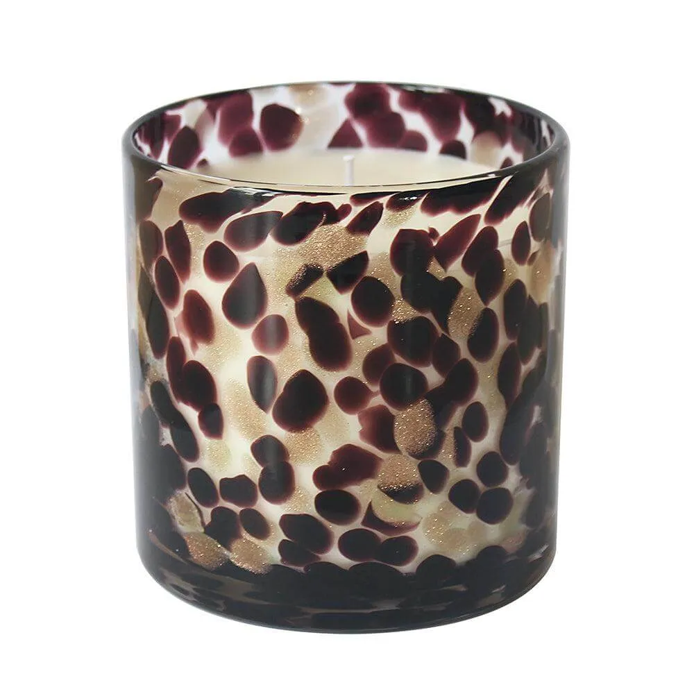 Desire Pomegranate Noir Scented Glass Soy Wax Candle