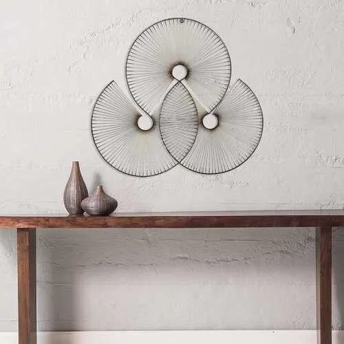 Fan Metal Wall Decor