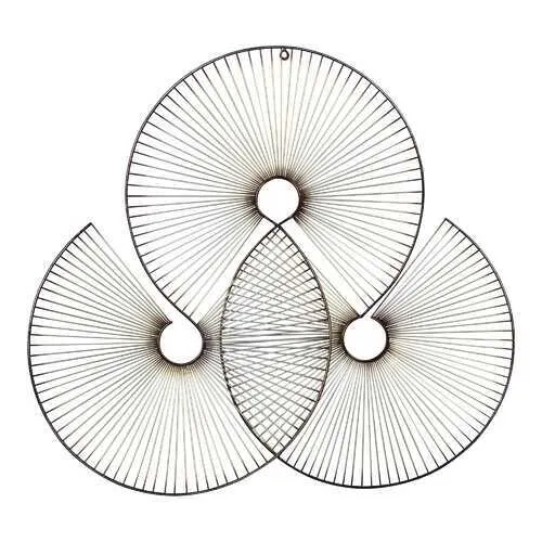 Fan Metal Wall Decor