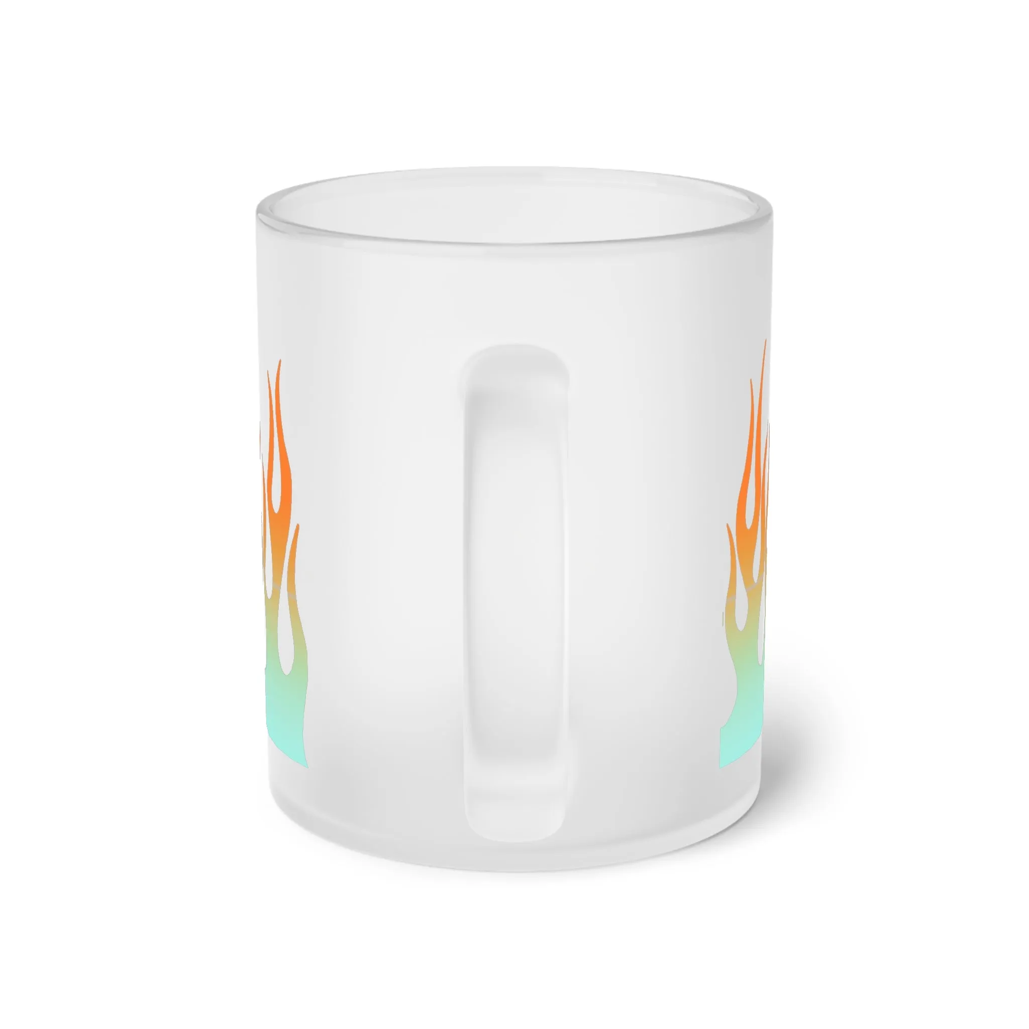 Flames Glass Mug