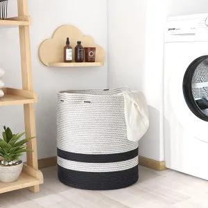 Foldable Wardrobe Cotton Mini Rope Laundry Basket