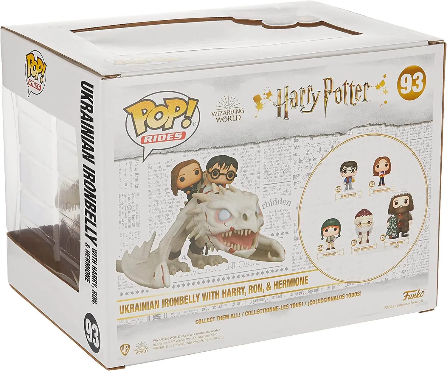 Funko Pop! Rides: Harry Potter, Gringotts Bank Dragon with Harry, Ron and Hermione