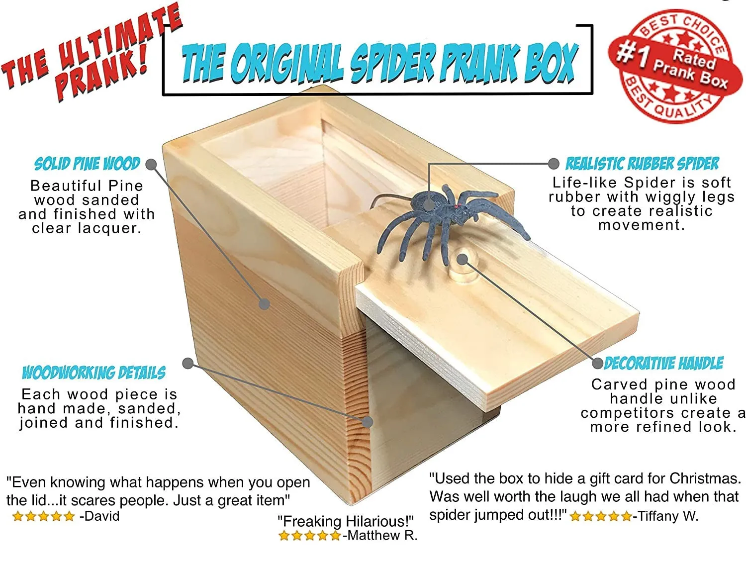 💥HALLOWEEN SPECIAL 💥Super Funny Crazy Prank Gift Box Spider