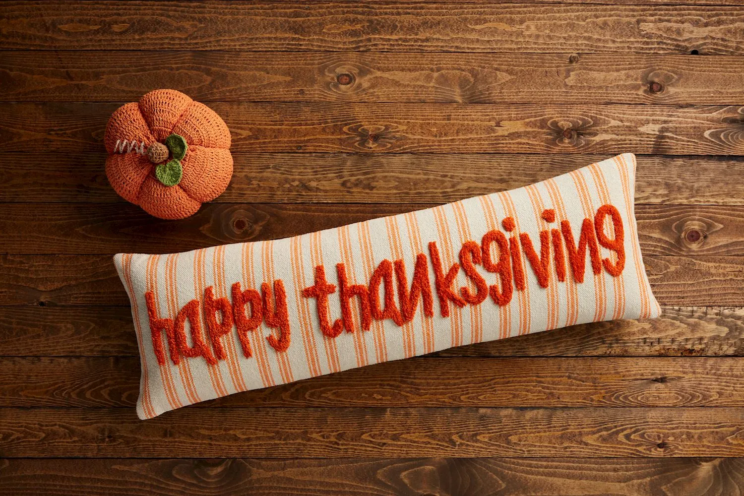 Happy Thanksgiving Long Pillow