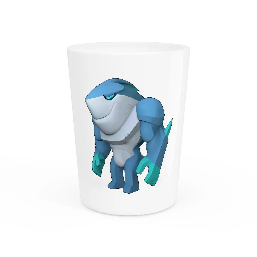 Ice Shark Shot Glass