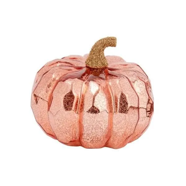 Inlit Golden Pumpkin