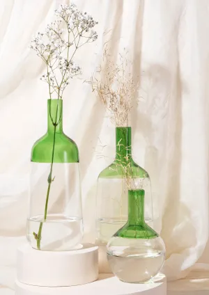 Iris Vases - Green