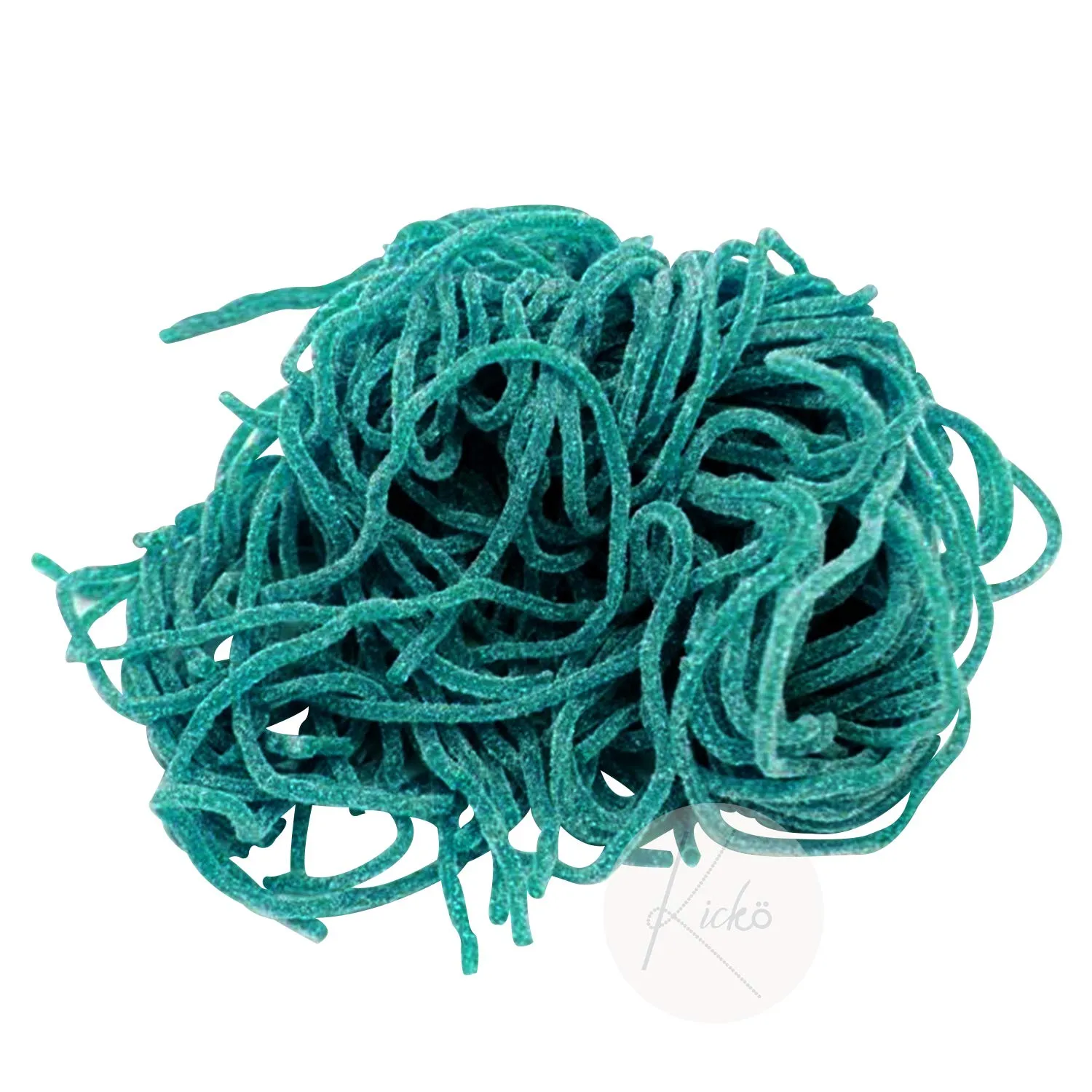 Kicko Sour Blue Raspberry Licorice Laces - 2 Pounds - 32 Ounces, Bulk Candy - Shoestring