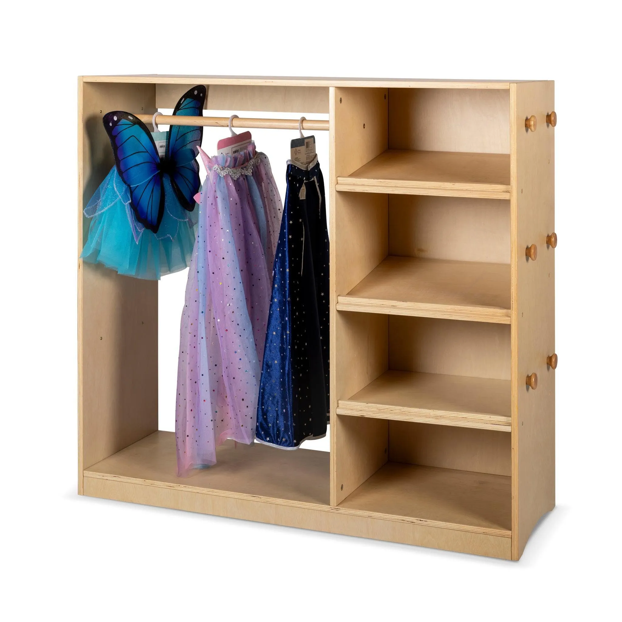 Kids Wardrobe - Varnished Birch