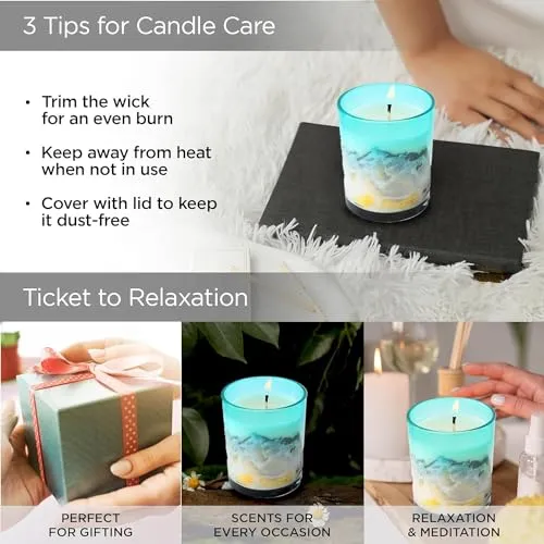 Kuber Industries Scented Candles | Fragrance Candles | Candles for Wedding | Candles for Bedroom | Birthday Candles | Valentines Day Gifts Candles | DY-230706D | Green & Yellow