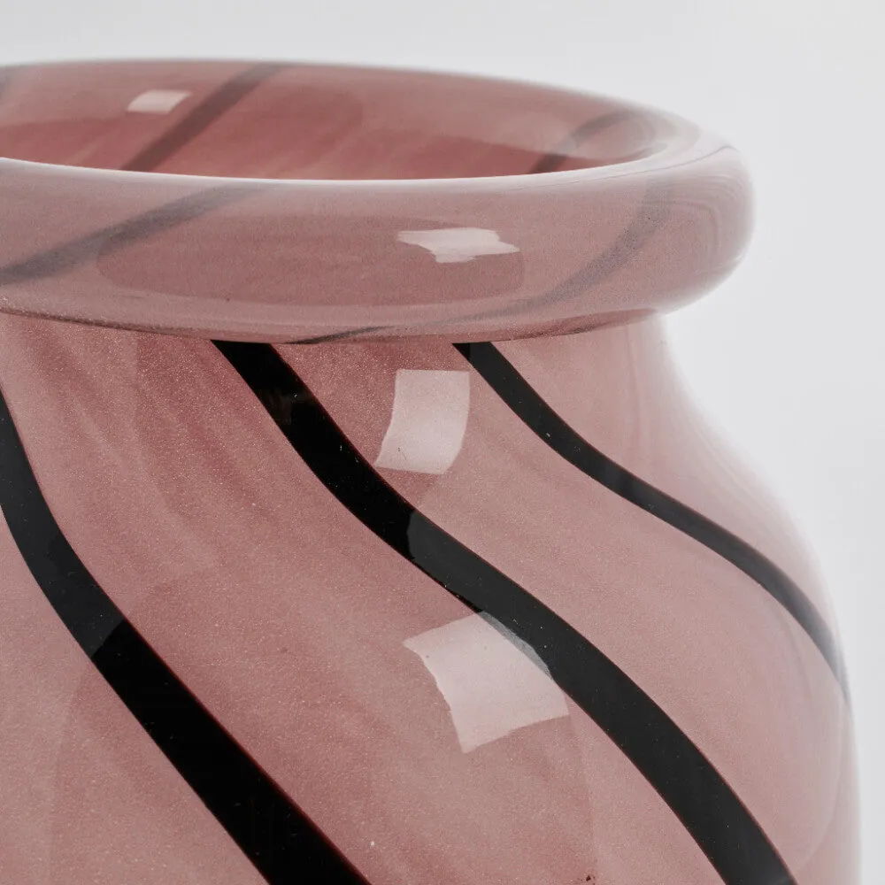 Marena vase 16x16 cm. pink